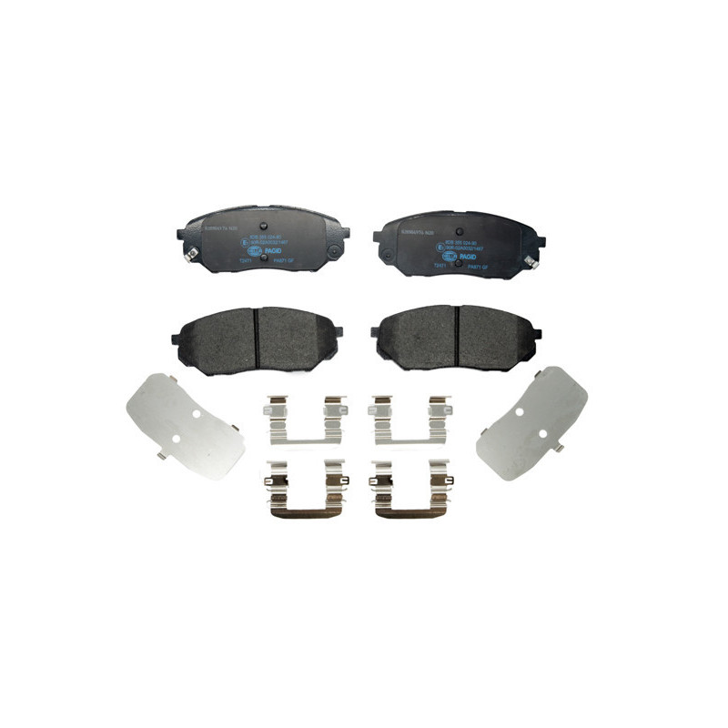 HELLA 8DB 355 024-901 Pastiglie freno Anteriore per