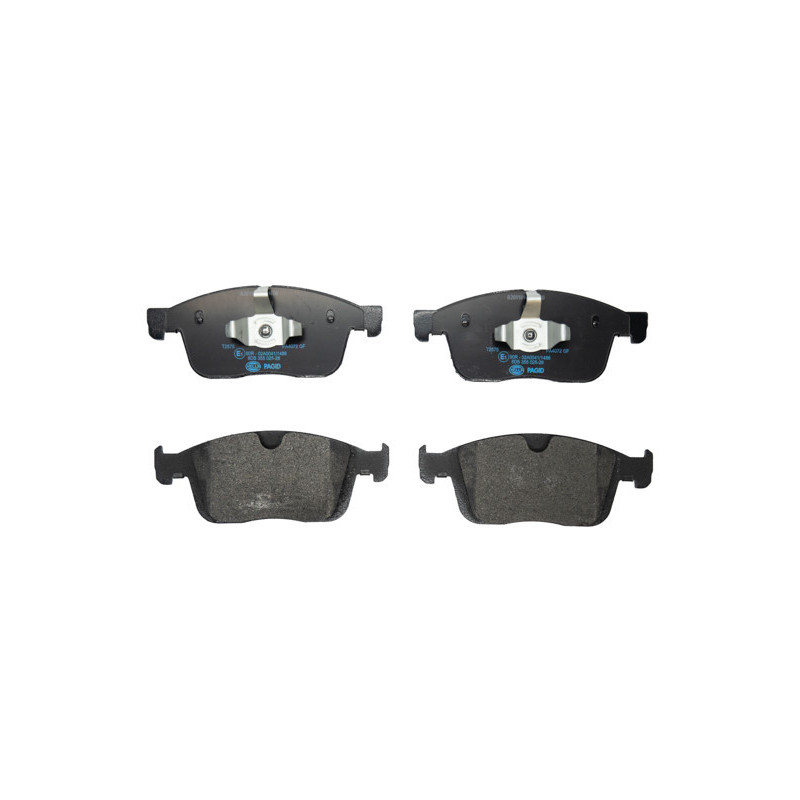 HELLA 8DB 355 025-261 Brzdové platničky Predné pre