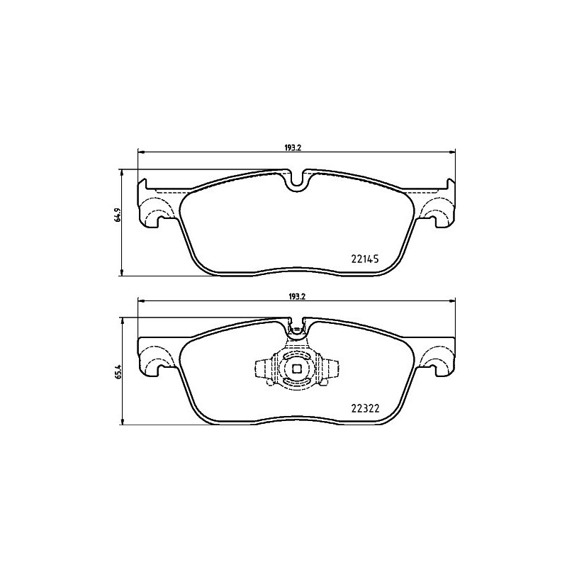 HELLA 8DB 355 024-741 Bremsbeläge Vorne für