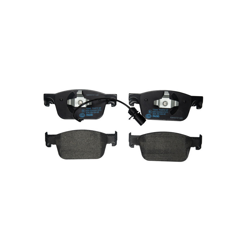 HELLA 8DB 355 024-951 Brzdové destičky Přední pro