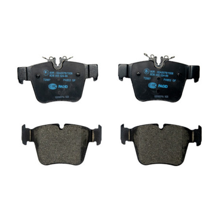 HELLA 8DB 355 024-991 Plaquettes de frein Arrière pour