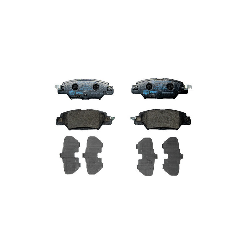 HELLA 8DB 355 025-461 Brake Pads Set Rear for