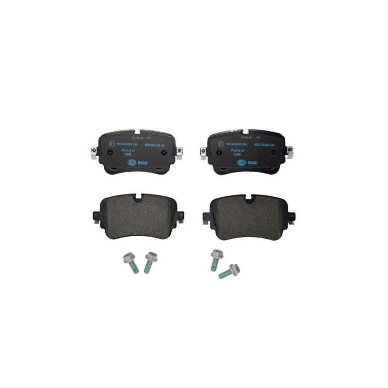 HELLA 8DB 355 025-681 Brake Pads Set Rear for