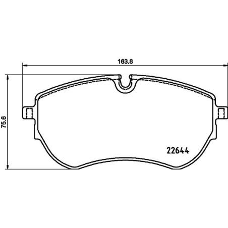 HELLA 8DB 355 037-731 Klocki hamulcowe Przód dla