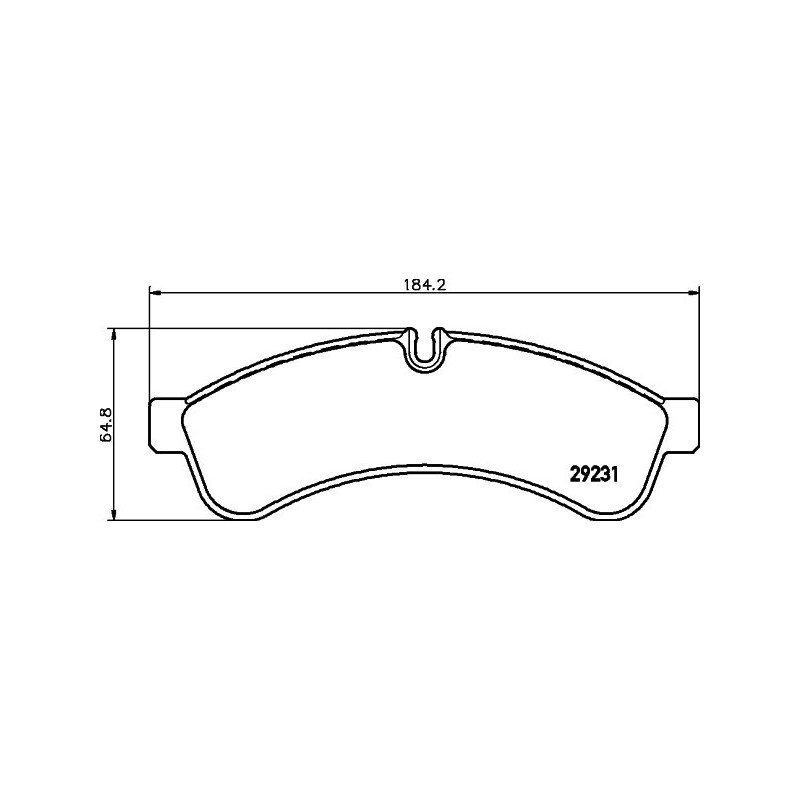 HELLA 8DB 355 039-251 Brzdové platničky Zadné pre