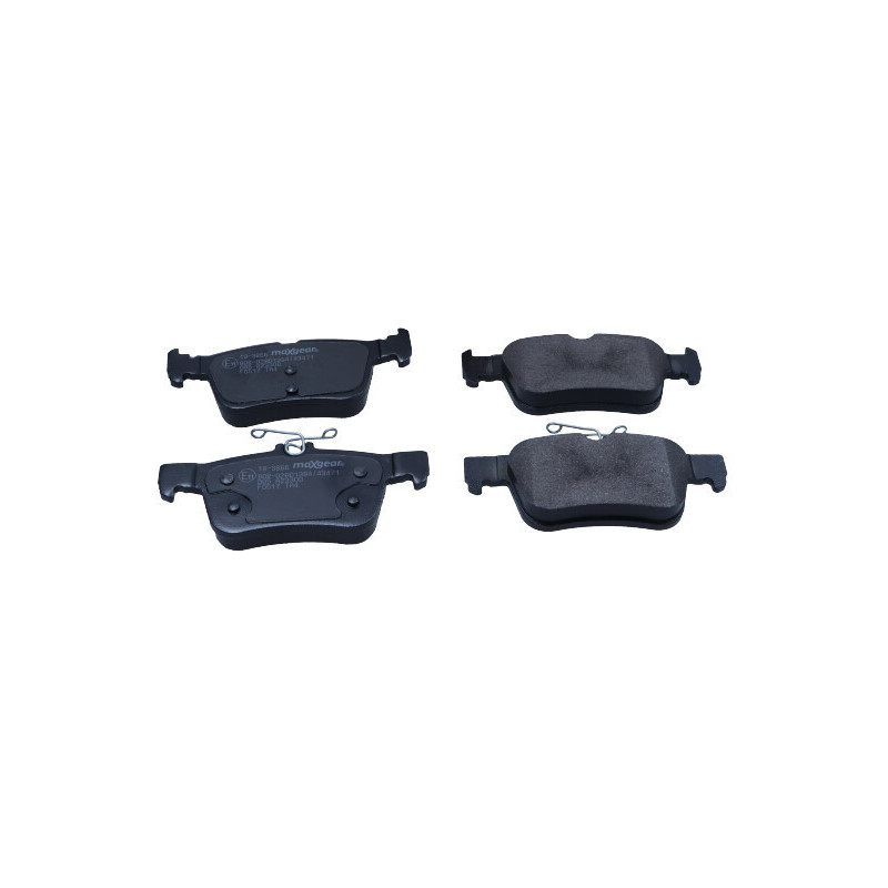 MAXGEAR 19-3866 Brzdové platničky zadné pre Mondeo Kuga Edge Galaxy S-Max