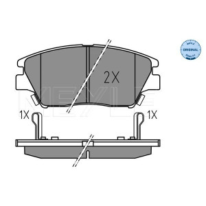 MEYLE 025 225 9018 Pastiglie freno anteriore per Ssangyong Tivoli XLV