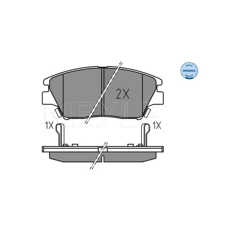 MEYLE 025 225 9018 Klocki hamulcowe przód dla Ssangyong Tivoli XLV