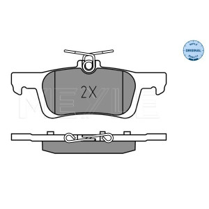 MEYLE 025 228 0714 Plaquettes de frein arrière pour Ford Fiesta
