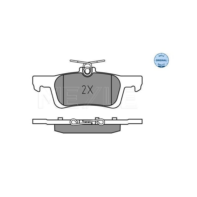 MEYLE 025 228 0714 Pastiglie freno posteriore per Ford Fiesta
