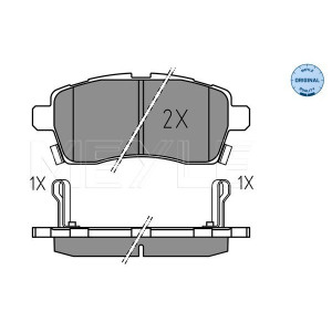 MEYLE 025 228 5015 Pastillas de freno delantero para Suzuki Ignis