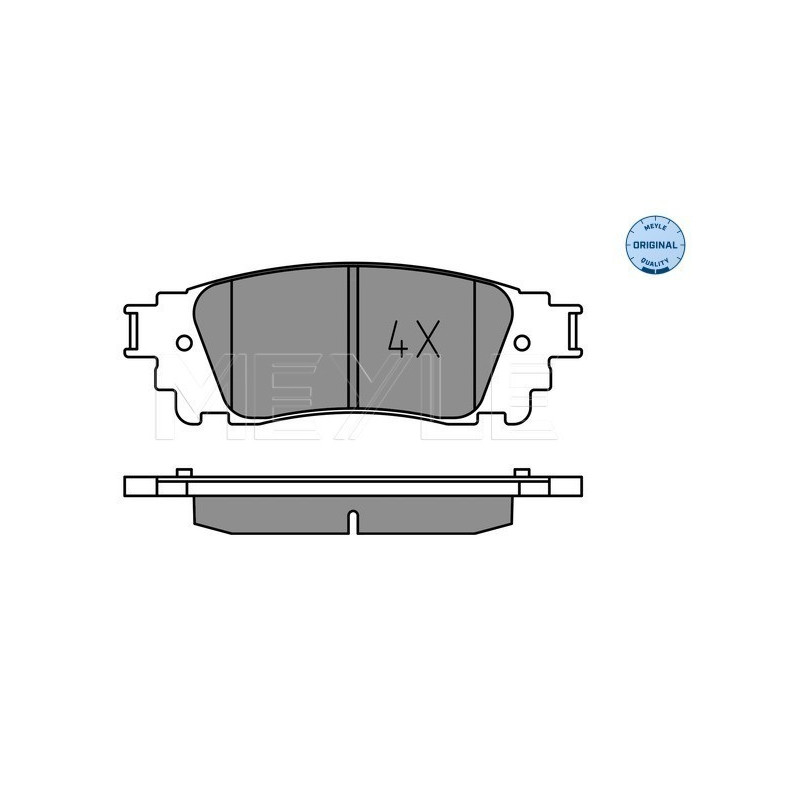 MEYLE 025 221 5315 Plaquettes de frein arrière pour Lexus NX