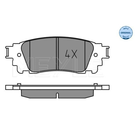 MEYLE 025 221 5315 Plaquettes de frein arrière pour Lexus NX