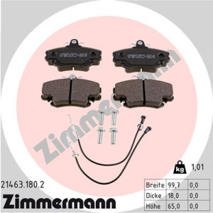 ZIMMERMANN 21463.180.2 Pastillas de freno Delantero para