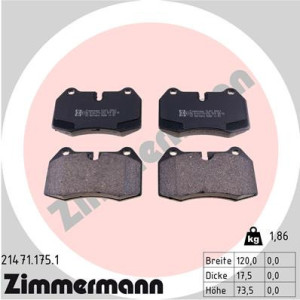 ZIMMERMANN 21471.175.1 Brake Pads Set Front for