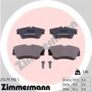 ZIMMERMANN 21479.190.1 Klocki hamulcowe