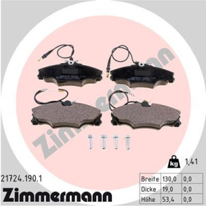 ZIMMERMANN 21724.190.1 Pastiglie freno Anteriore per