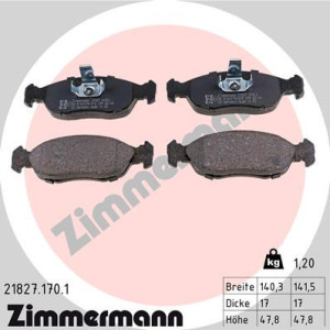 ZIMMERMANN 21827.170.1 Plaquettes de frein