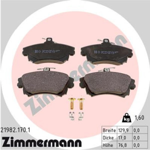 ZIMMERMANN 21982.170.1 Brzdové platničky