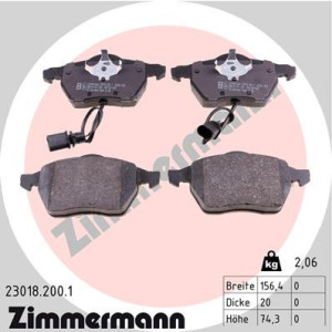 ZIMMERMANN 23018.200.1 Pastillas de freno