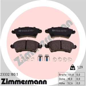ZIMMERMANN 23332.180.1 Brake Pads Set