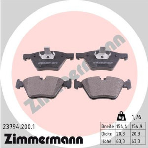 ZIMMERMANN 23794.200.1 Plaquettes de frein