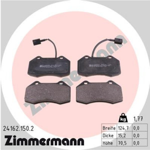 ZIMMERMANN 24162.150.2 Brake Pads Set Front for