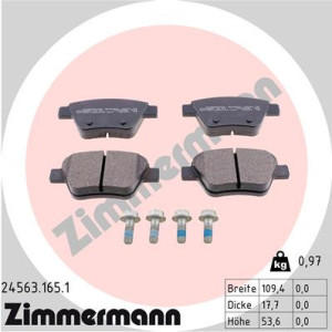 ZIMMERMANN 24563.165.1 Brzdové platničky