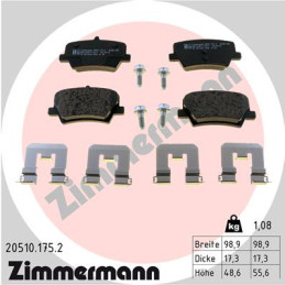 ZIMMERMANN 20510.175.2 Brake Pads
