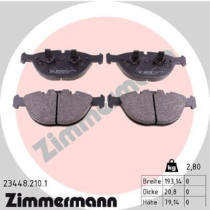 ZIMMERMANN 23448.210.1 Pastillas de freno Delantero para