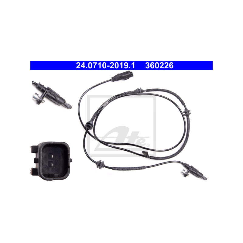 Posteriore Sensore ABS per Citroen C6 Peugeot 407 ATE 24.0710-2019.1