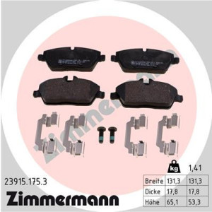 ZIMMERMANN 23915.175.3 Pastillas de freno