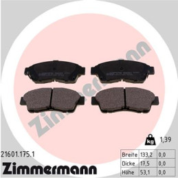 ZIMMERMANN 21601.175.1 Brake Pads