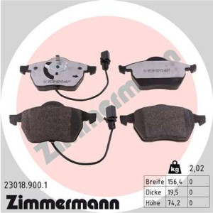 ZIMMERMANN 23018.900.1 Plaquettes de frein