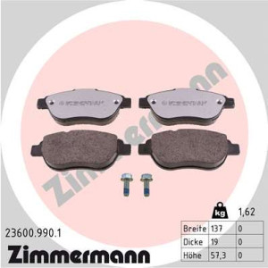 ZIMMERMANN 23600.990.1 Bremsbeläge Vorne für