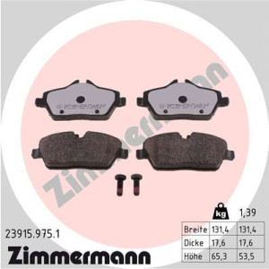 ZIMMERMANN 23915.975.1 Pastiglie freno