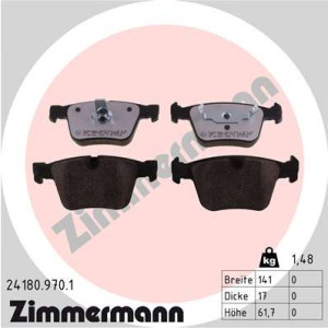 ZIMMERMANN 24180.970.1 Pastiglie freno Posteriore per