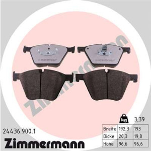 ZIMMERMANN 24436.900.1 Brake Pads Set Front for