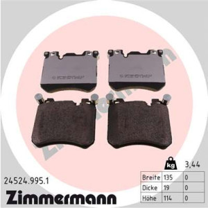 ZIMMERMANN 24524.995.1 Brzdové platničky