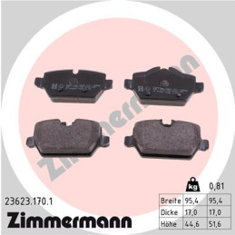 ZIMMERMANN 23623.170.1 Brake Pads