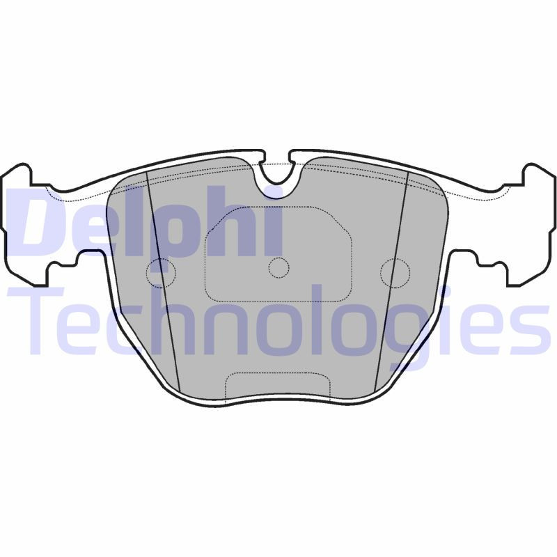 DELPHI LP1003 Pastiglie freno Anteriore per