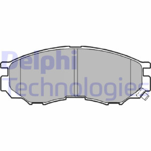 DELPHI LP1010 Pastillas de freno Delantero para