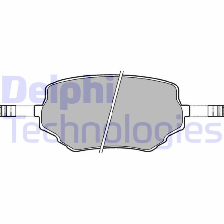 DELPHI LP1015 Klocki hamulcowe Przód dla