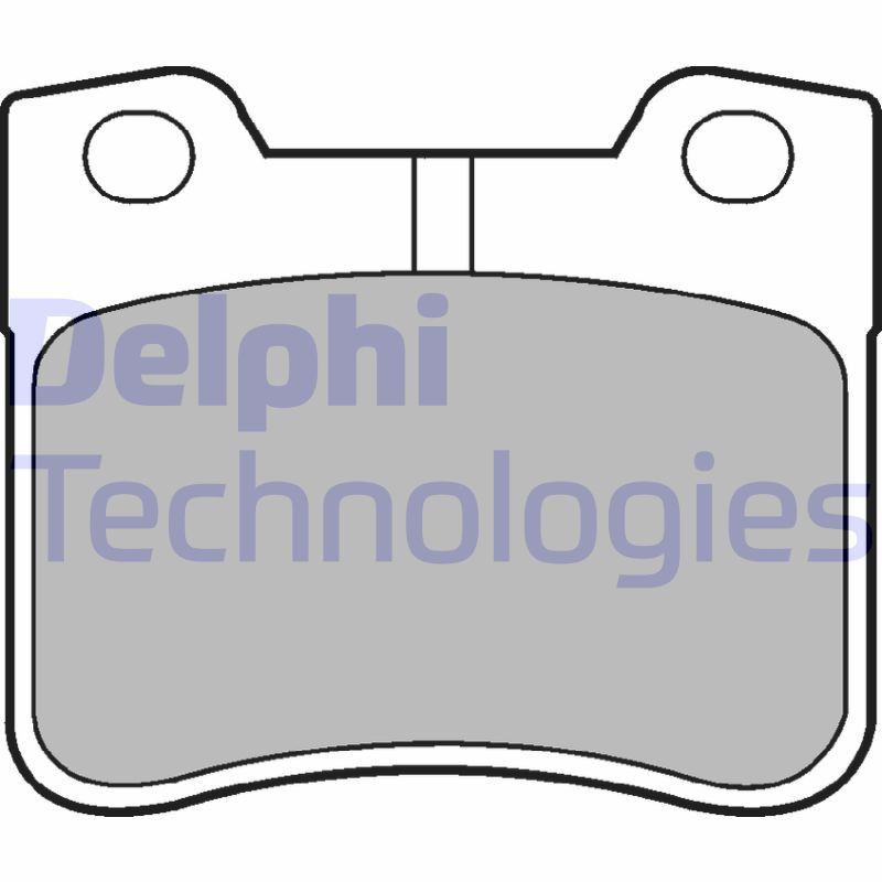 DELPHI LP1051 Plaquettes de frein Avant pour