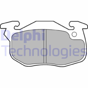 DELPHI LP1053 Brzdové platničky Predné pre
