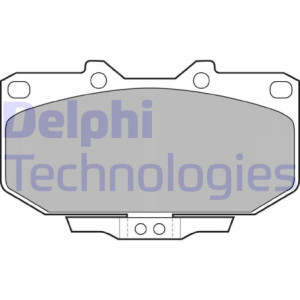 DELPHI LP1056 Pastillas de freno Delantero para
