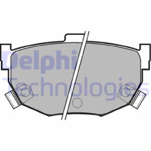 DELPHI LP1073 Klocki hamulcowe Tył dla