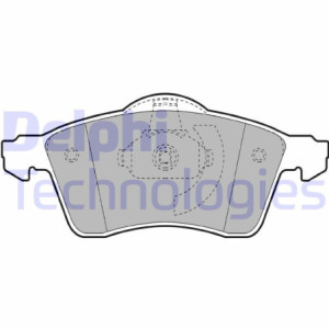 DELPHI LP1092 Pastiglie freno Anteriore per