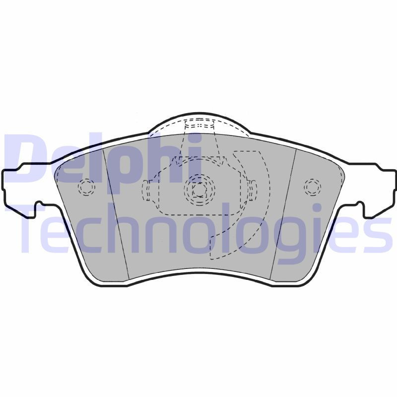 DELPHI LP1092 Brake Pads Set Front for