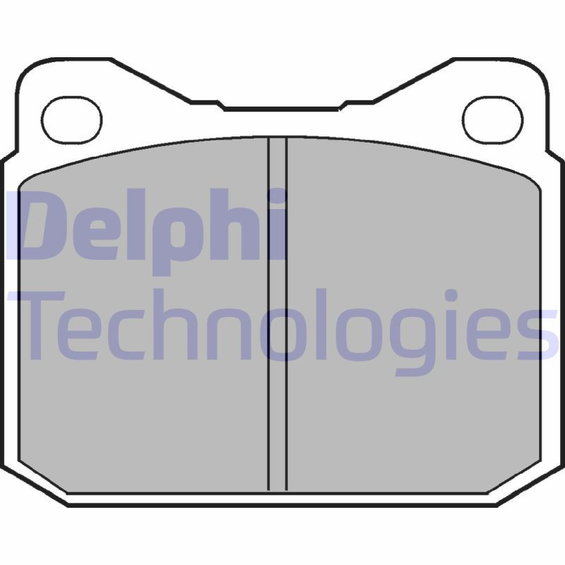 DELPHI LP117 Pastiglie freno Anteriore per